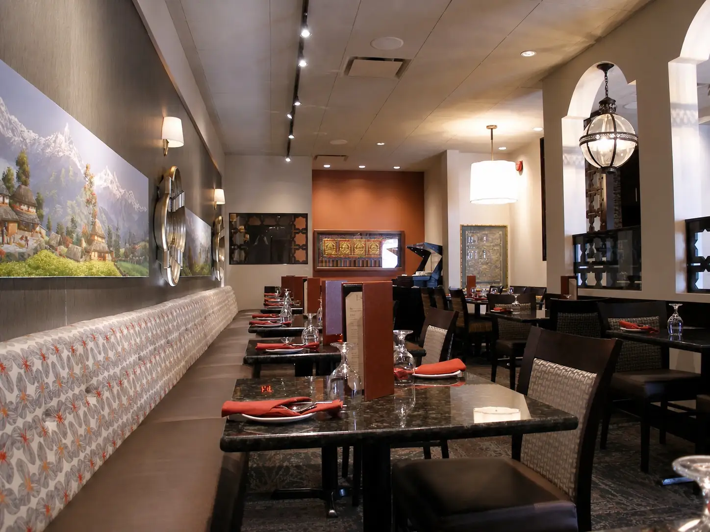 The Himalayan — Dining room mural
