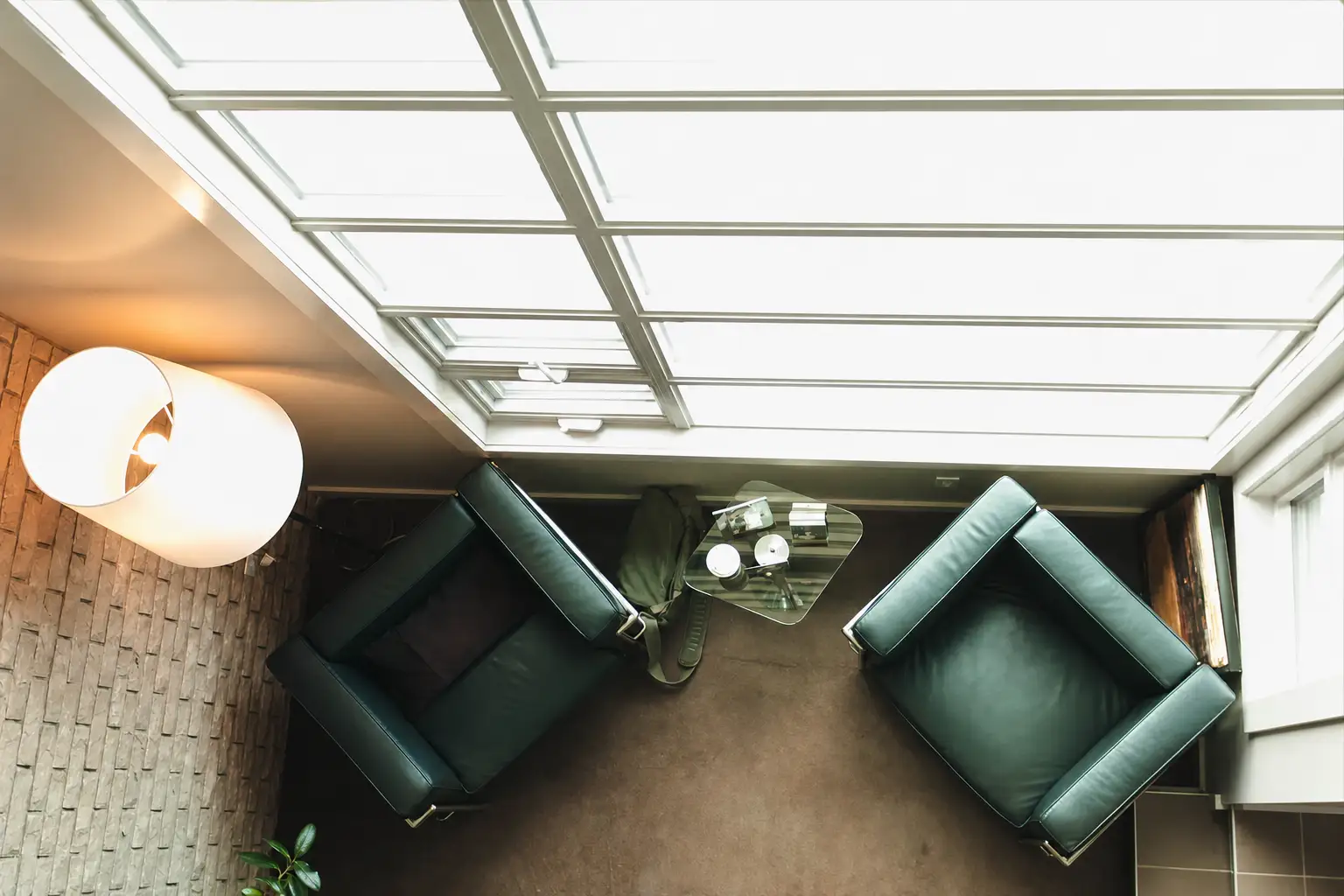 The Olive — Atrium living room