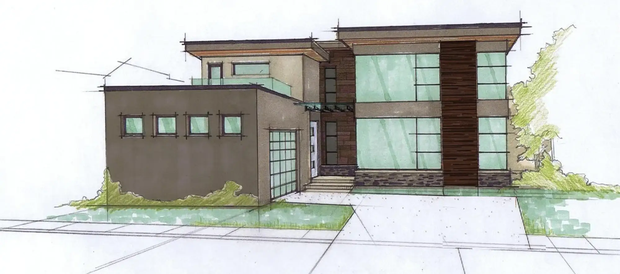 Windsor — Front elevation rendering