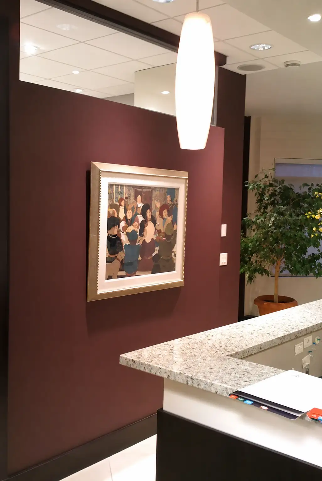Office — Reception desk