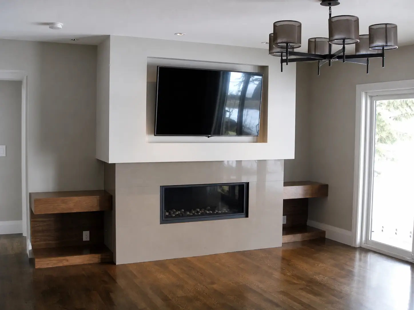 Lake Sundance — Fireplace feature wall