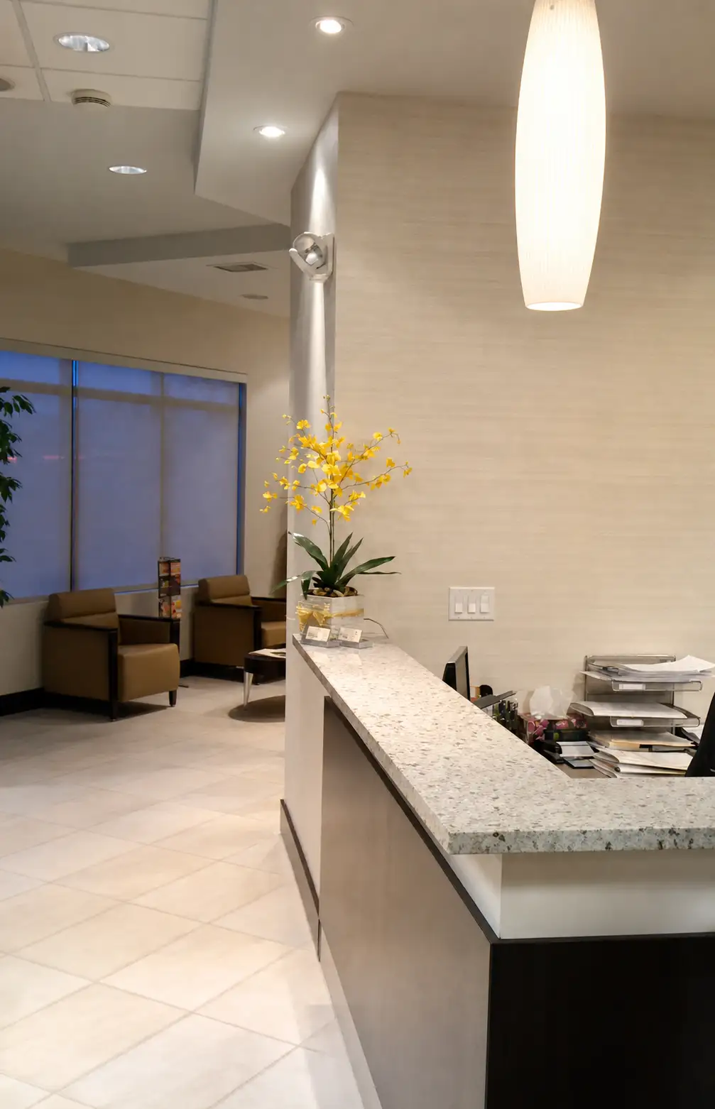 Office — Reception counter
