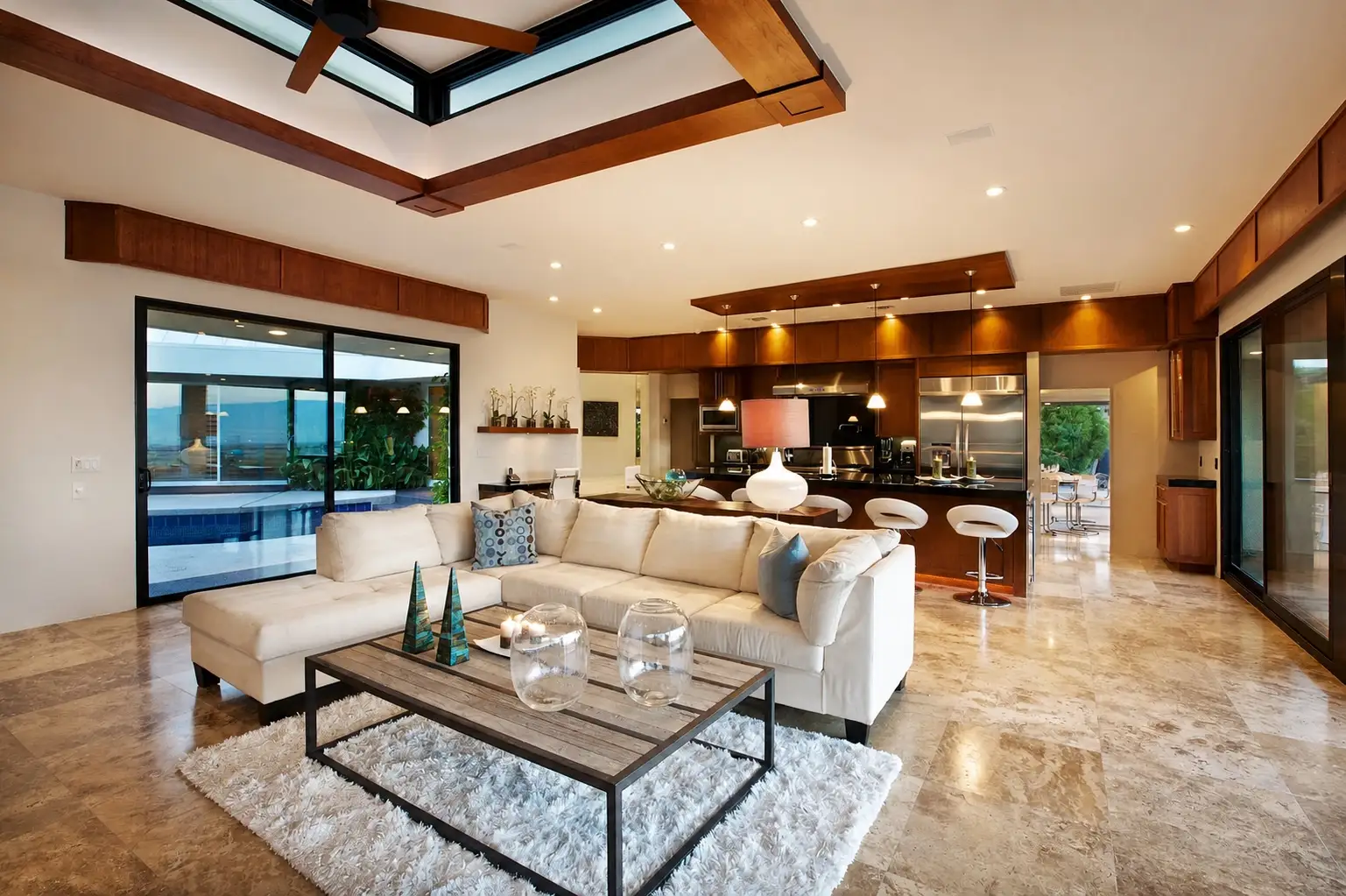 Tiger Tail — Great room kitchen