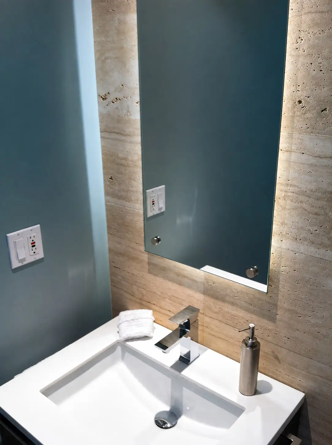 Tiger Tail — Powder room sink